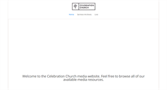 Desktop Screenshot of media.celebrationchurch.tv