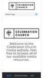 Mobile Screenshot of media.celebrationchurch.tv